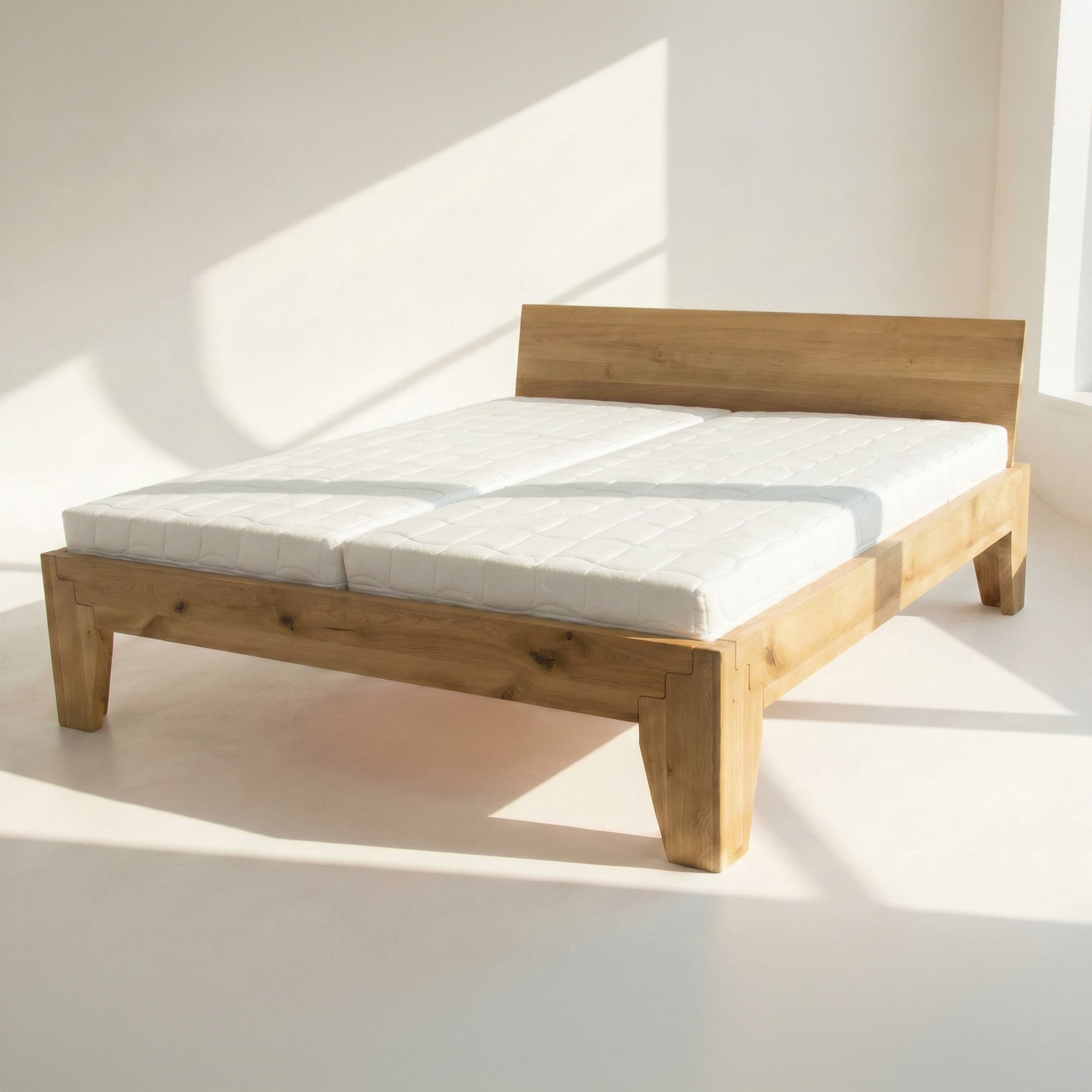 Naturlatexmatratze für gesunden Schlaf.