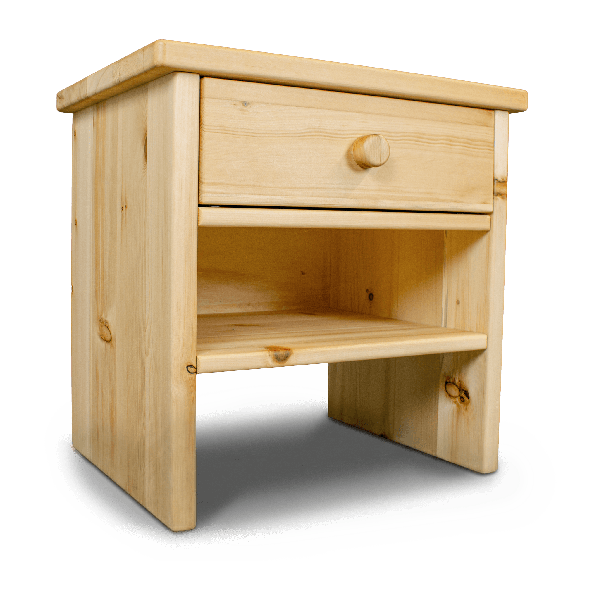 Nachtkommode Skara aus Massivholz.